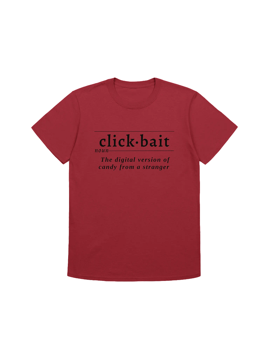 Clickbait Def Unisex Tee v1 product image (1)