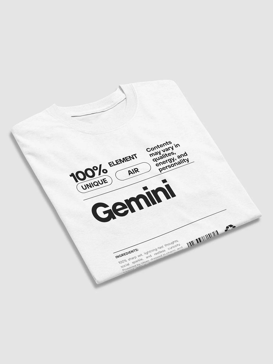 Two sides. One unstoppable vibe Gemini T-shirt product image (3)