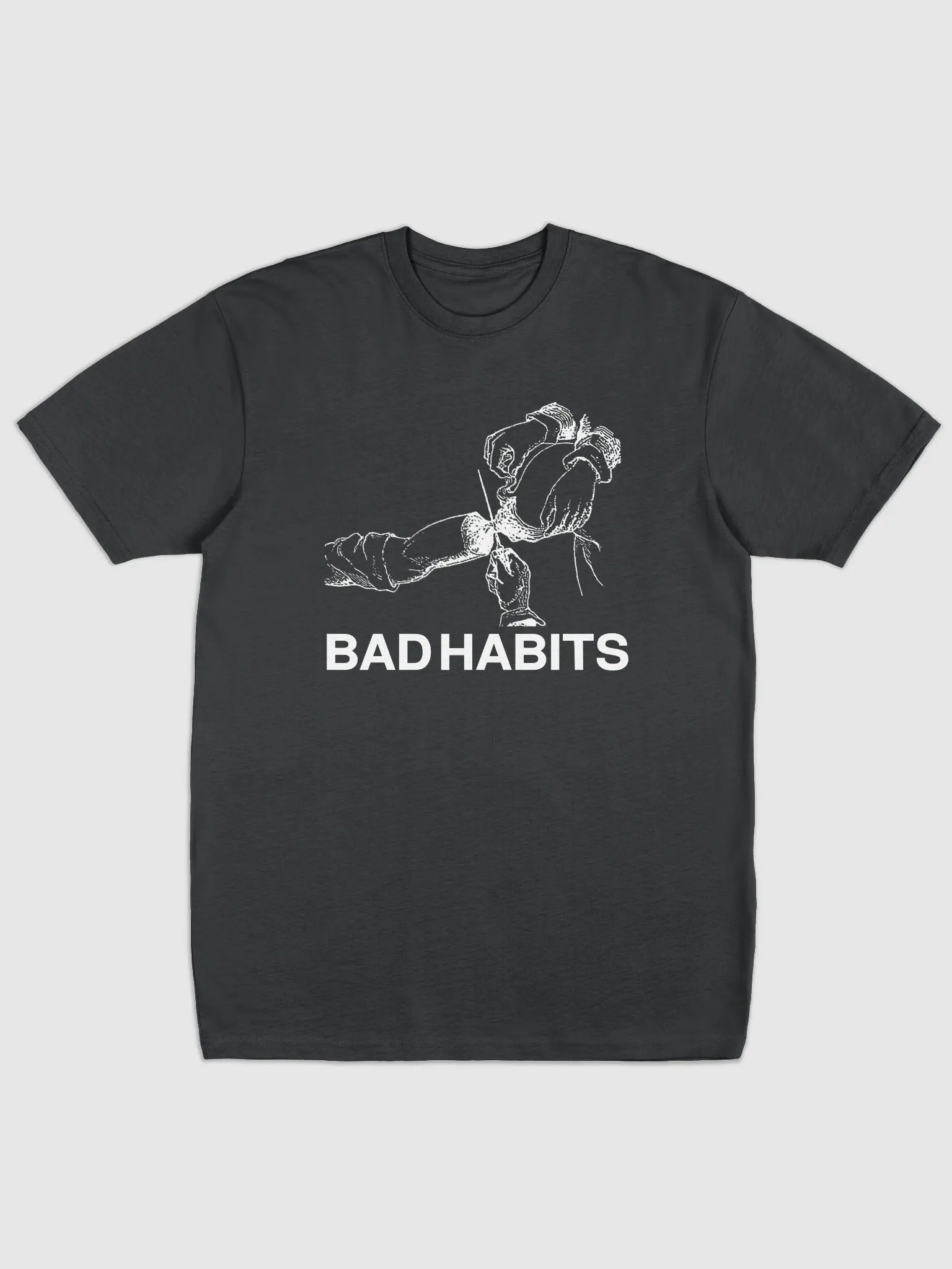 BAD HABITS - T-Shirt black product image (1)