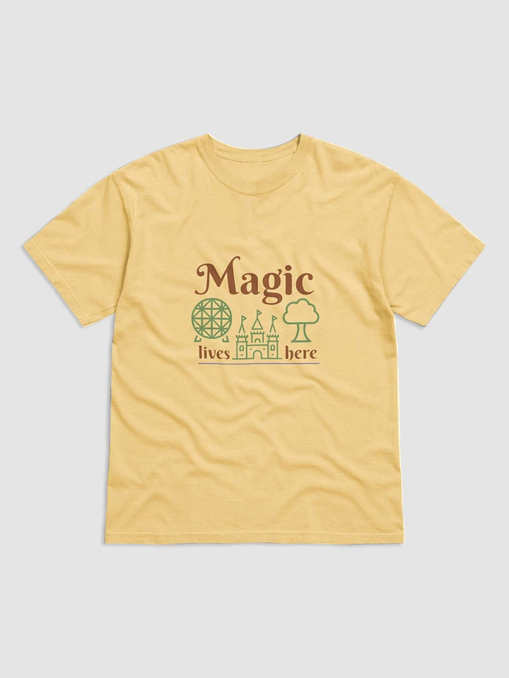 Fashion Meets Fairytale: Disney Magical World Attractions Heavyweight Tee Retro Colors product image (1)