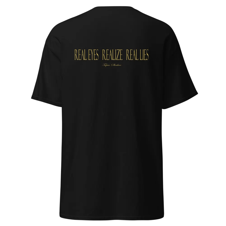 Real Eyes Realize Real Lies w/Cross - EMBROIDERED - Tupac - Gildan Heavyweight T-Shirt product image (2)