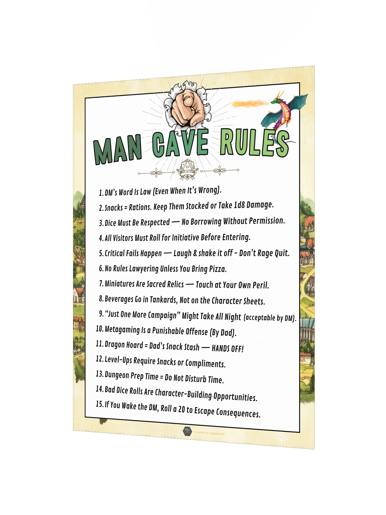 Man Cave Rules - D&D Dads product image (6)