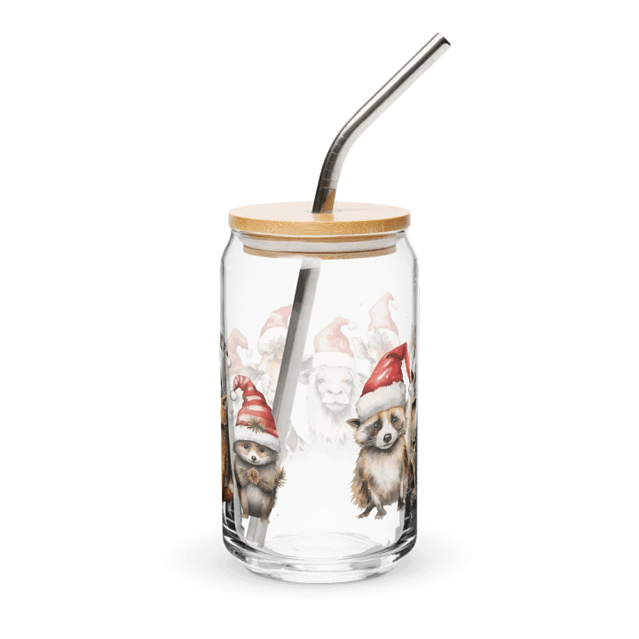 Santa Paws Can-Shaped Glass product image (2)
