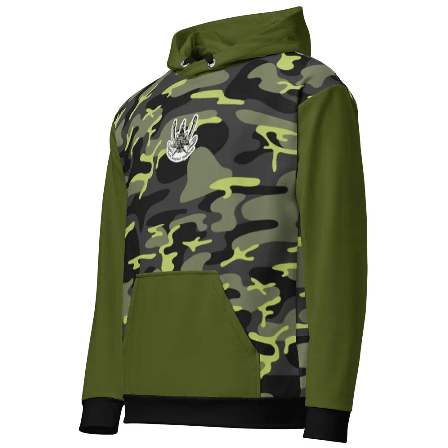 Green & Camouflage Anchor Hoodie product image (5)