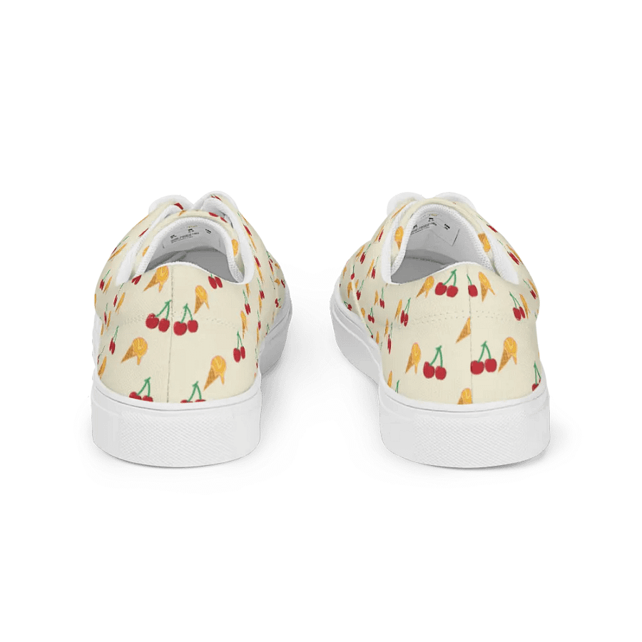 Cherry Chiller Lace-Up Canvas Shoes product image (5)