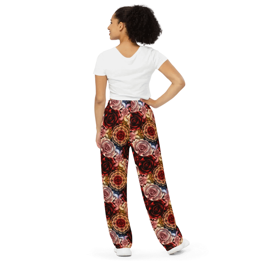 Rose Garden Dream Wide-Leg Pants product image (4)