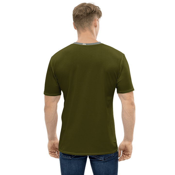 Signal Grid - Verdant Deep Green Edition Men's Tee product image (2)