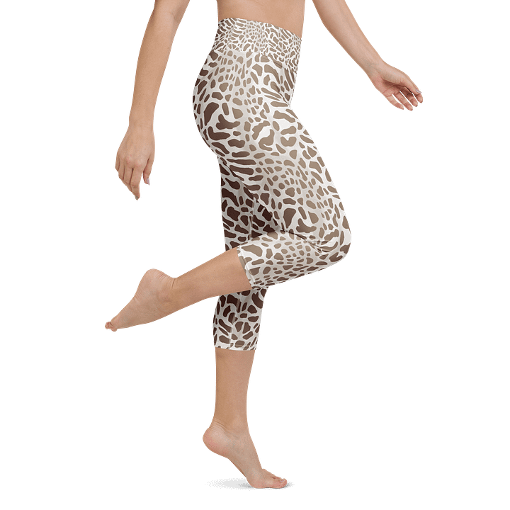 Cappuccino Giraffe Capri Leggings product image (1)