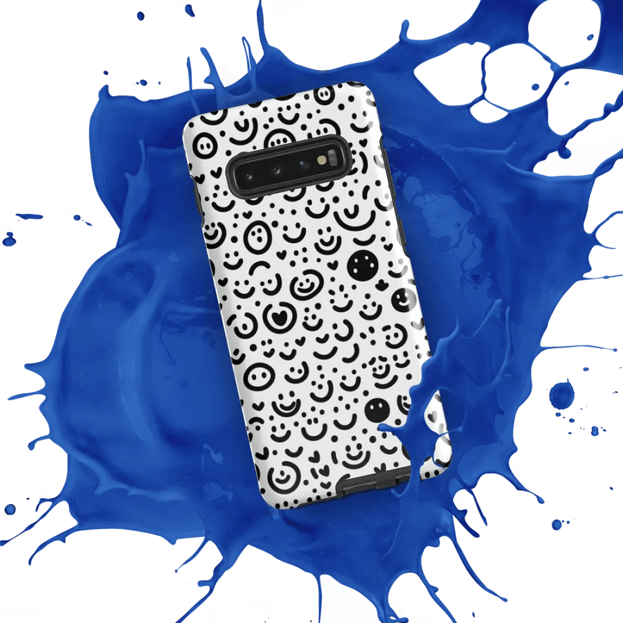 Whimsical Smiley Faces Tough Case product image (52)