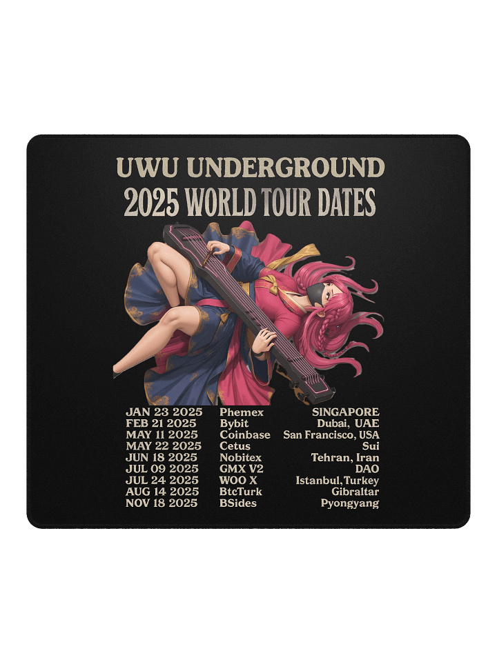 UwU World Tour - Yuki - Ltd Edition - 2025 - Mouse Pad 2 product image (2)