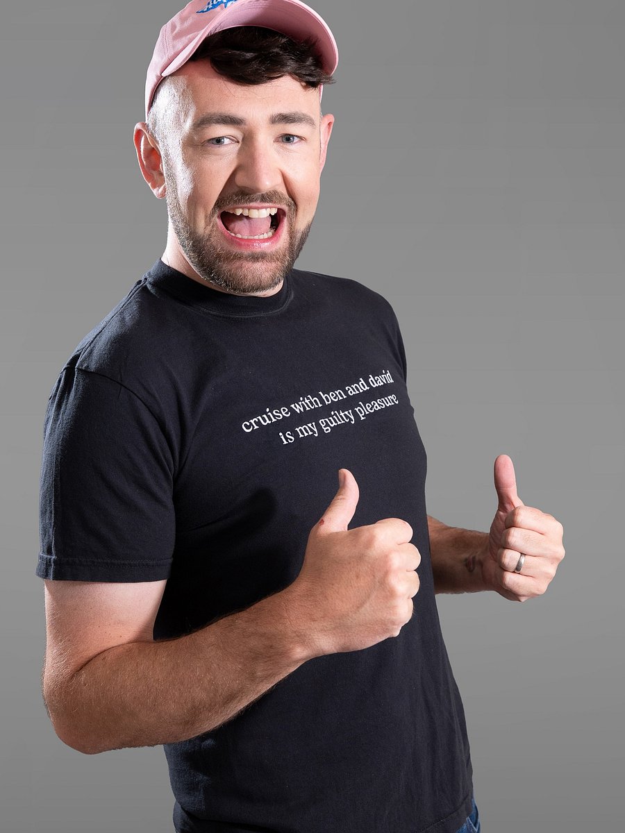 Men's Cruise With Ben & David is my Guilty Pleasure Embroidered T-Shirt product image (4)