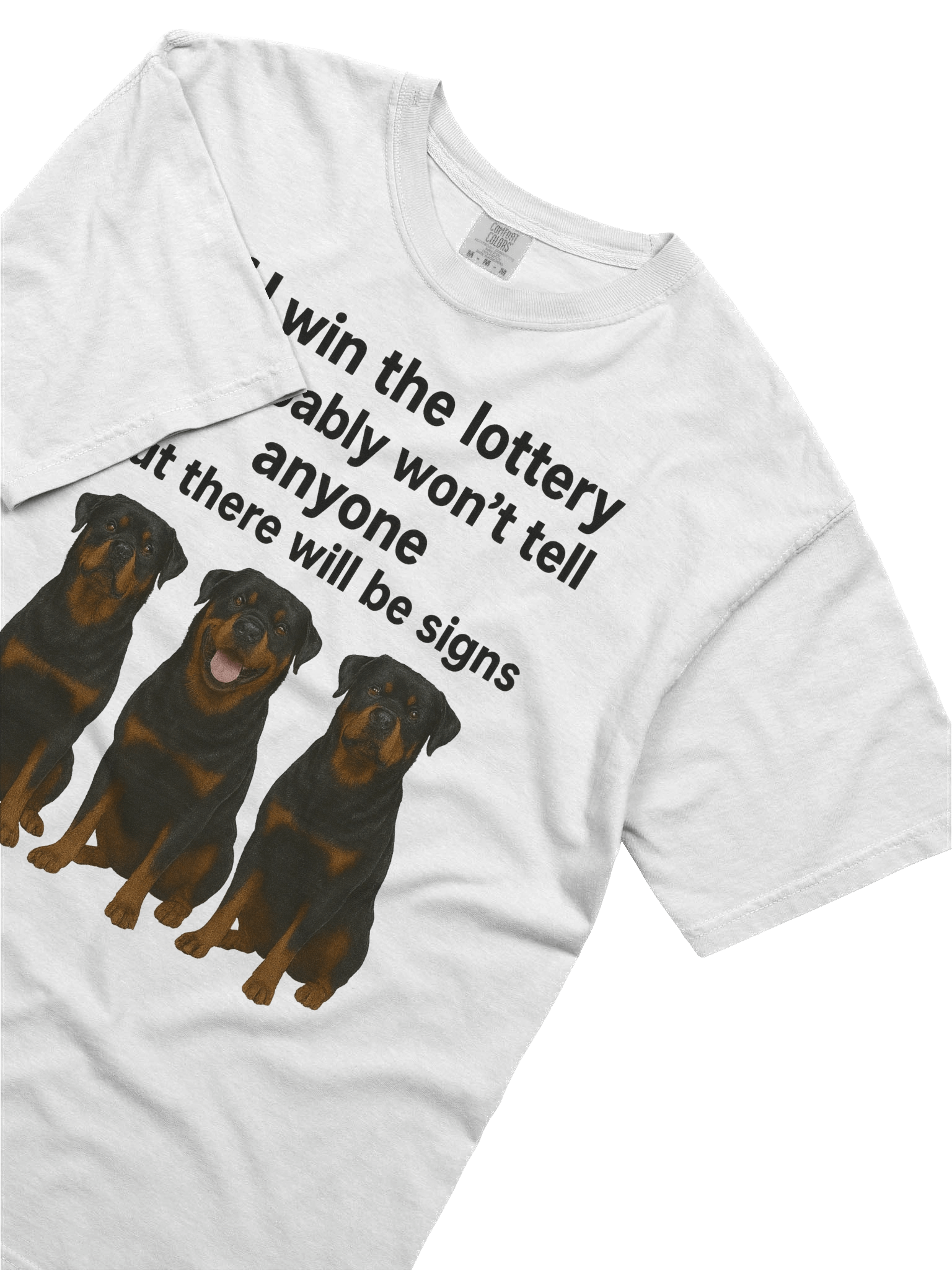 Lottery Signs Rottweiler Tee product image (57)