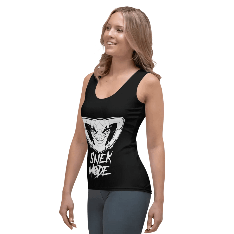 Snek Mode Fitted Tank Top product image (5)