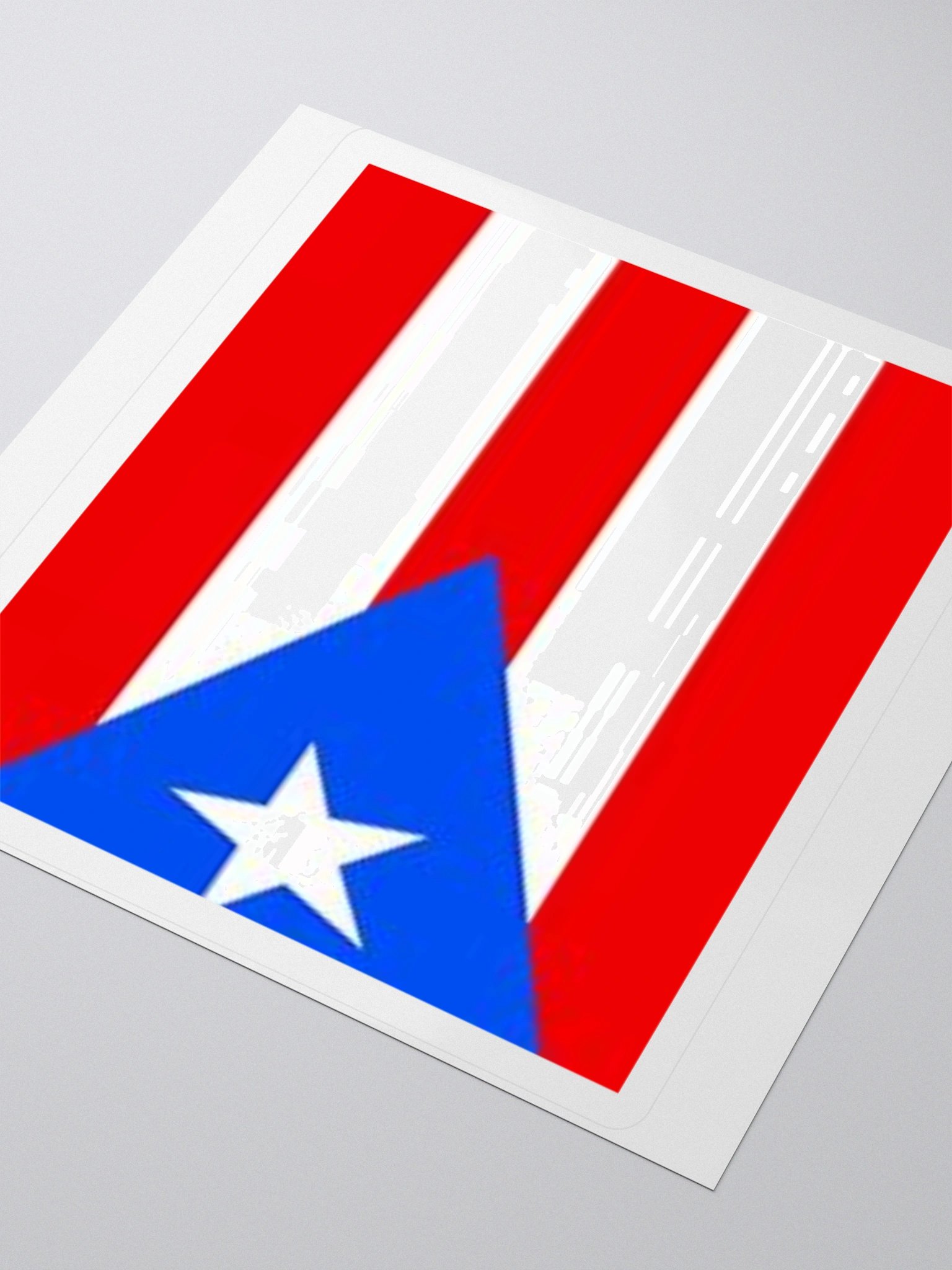 Puerto Rican Flag Sticker - Durable Vinyl for Indoor Use - Multiple Sizes Available product image (8)