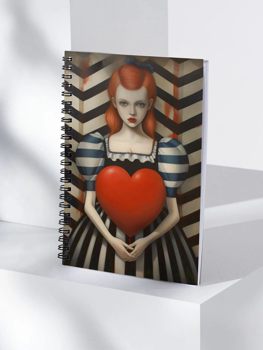 Gothic Heart Spiral Notebook product image (4)