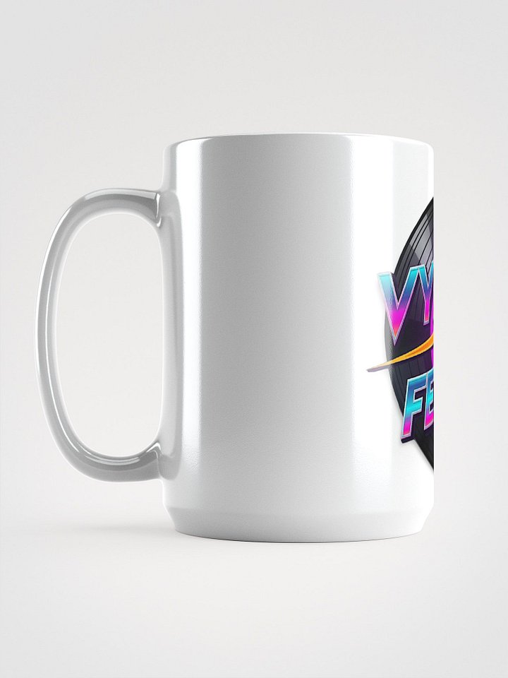 VYNYL FEVAH COFFEE MUG: BREWED FOR ROCK product image (1)