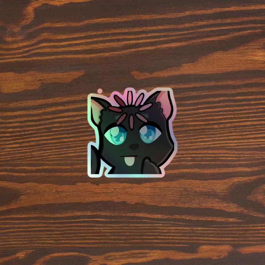 Brain Buffering Holo Sticker product image (5)