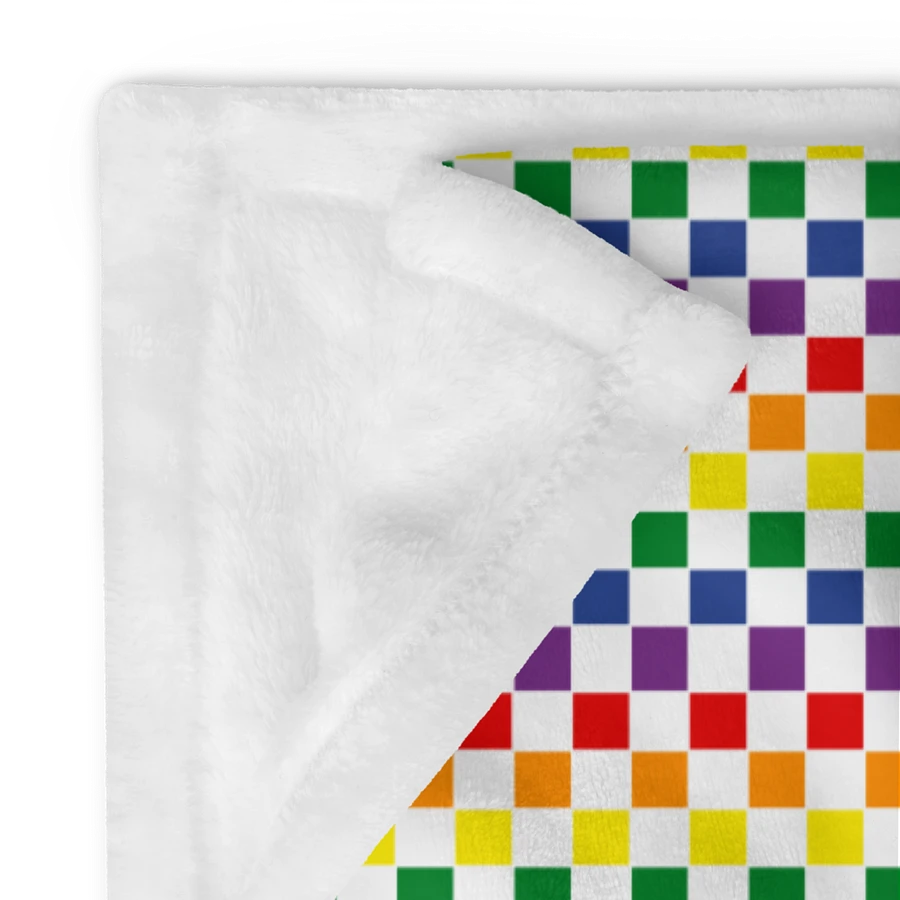 Pride Checks Cozy Blanket product image (3)