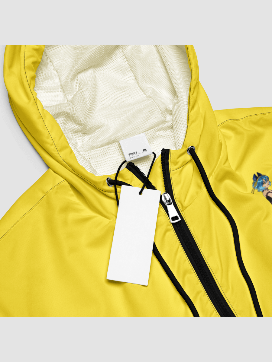 [ItsRizzleFizzle] All-Over Print Women's Cropped Windbreaker Sublicolor 915 product image (3)