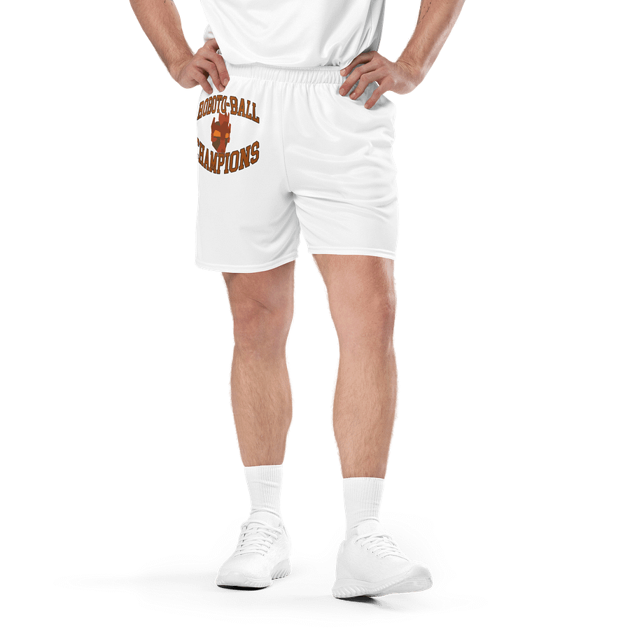 Roboto-Ball Champions Unisex Athletic Shorts product image (3)