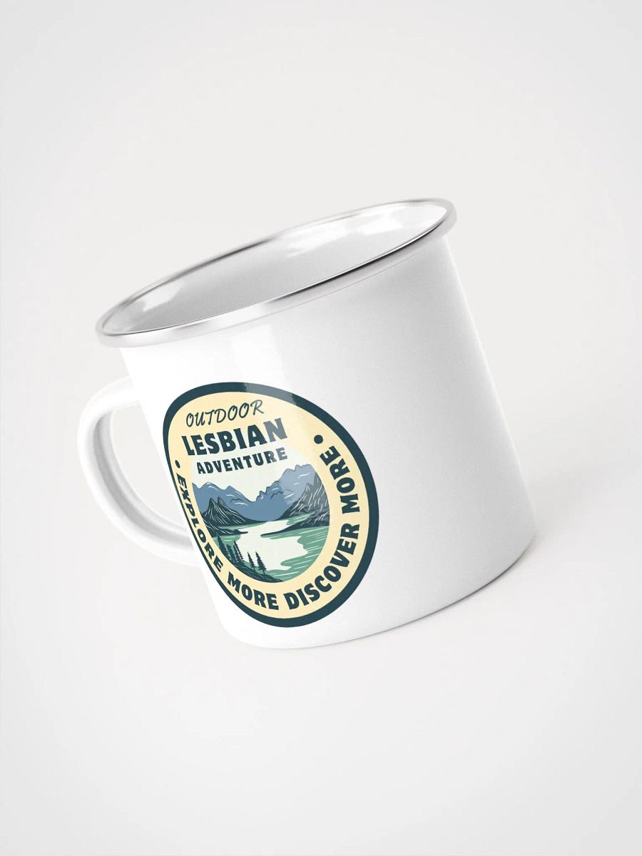 Outdoor Lesbian Enamel Mug product image (4)
