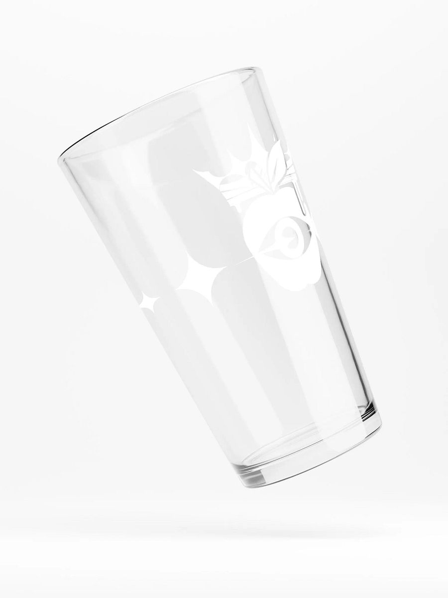 Crowned Apple (White) ✦ Shaker Pint Glass product image (4)