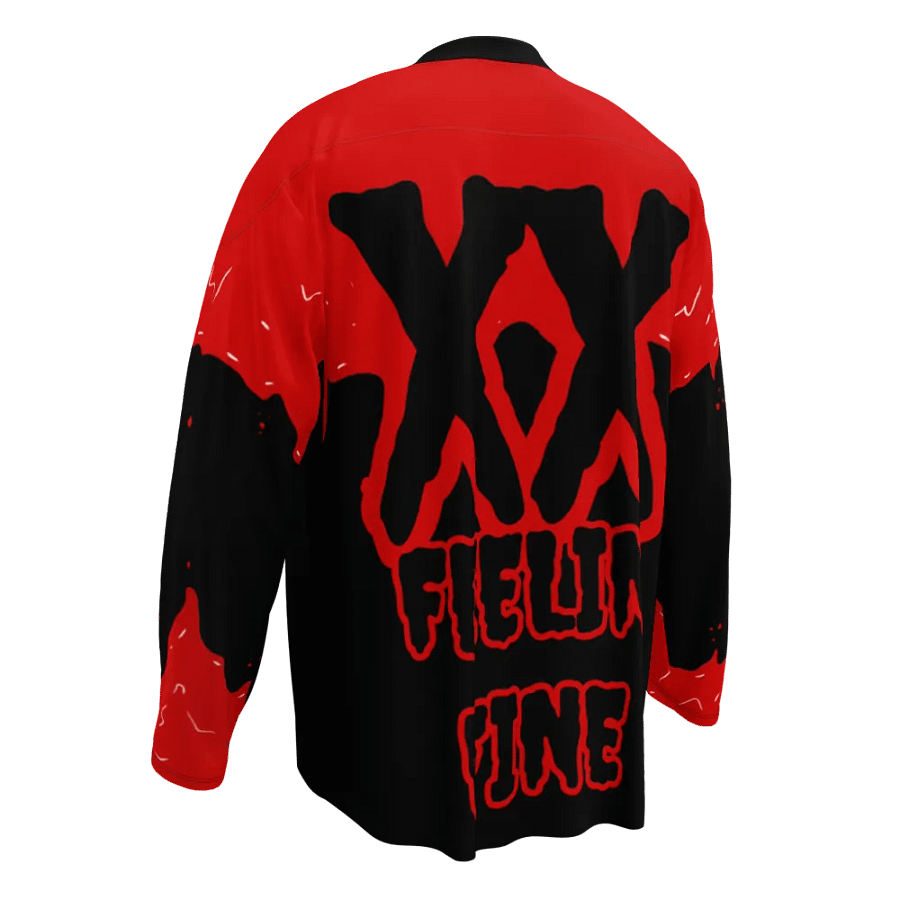 Skull and blood hockey jersey product image (2)