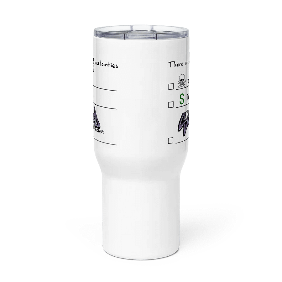 3 Certainties in Life Travel Mug product image (2)