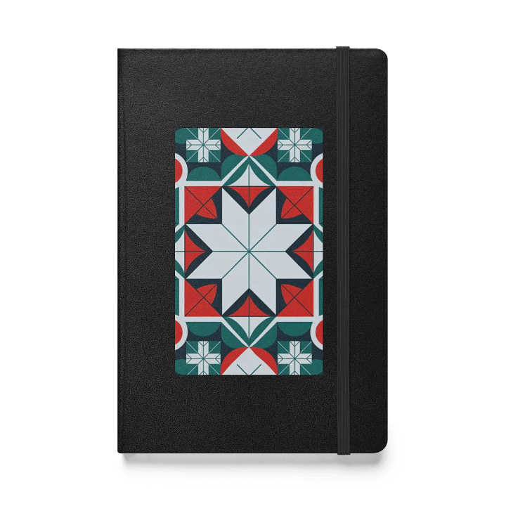 Kaleidoscope patterned Hardcover Notebook product image (1)
