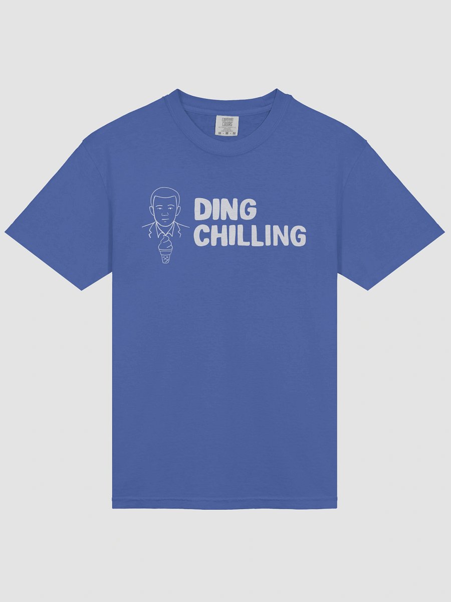 Ding Chilling [4c] – Funny Chess Meme Design | White Line Art for Light Colors | T-Shirt product image (35)