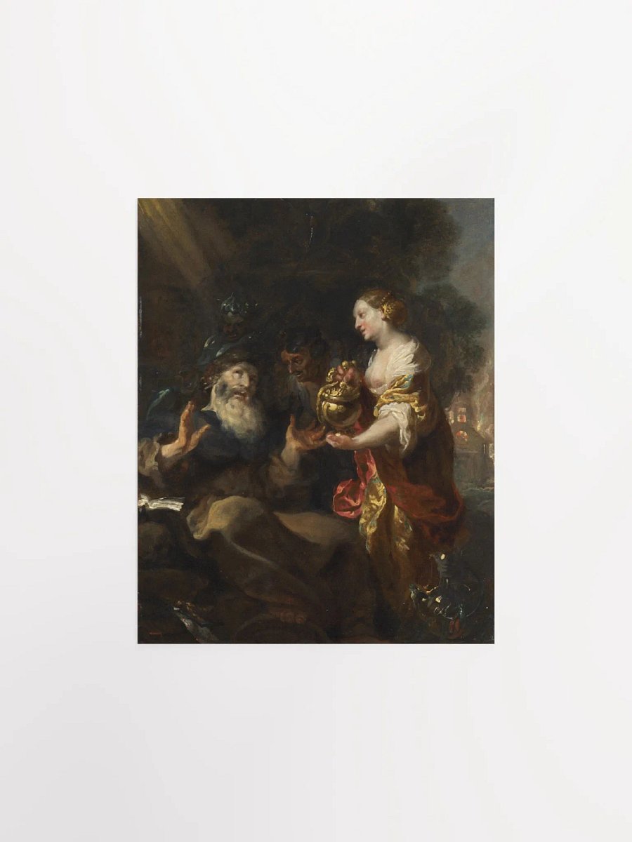 ''The Temptation of St. Anthony'' by Johann Liss Poster product image (1)