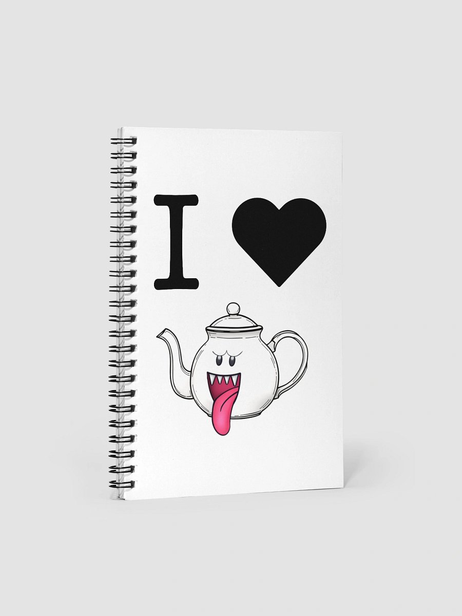 I Love Boo-Tea Spiral Notebook product image (1)