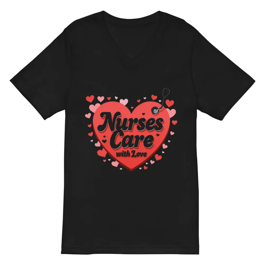Nurse Love Heart V-Neck Tee product image (2)