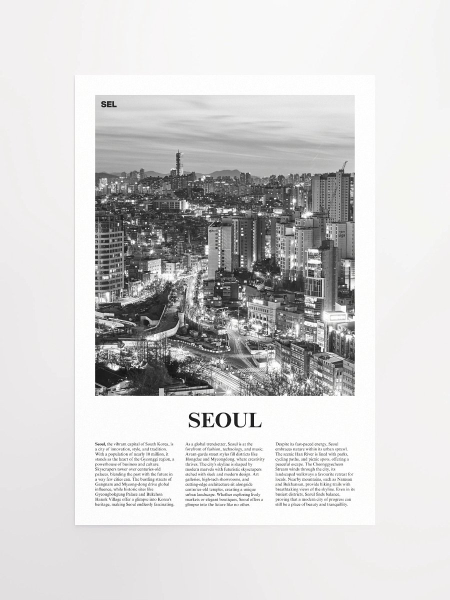 Seoul 02 Newspaper Poster product image (5)