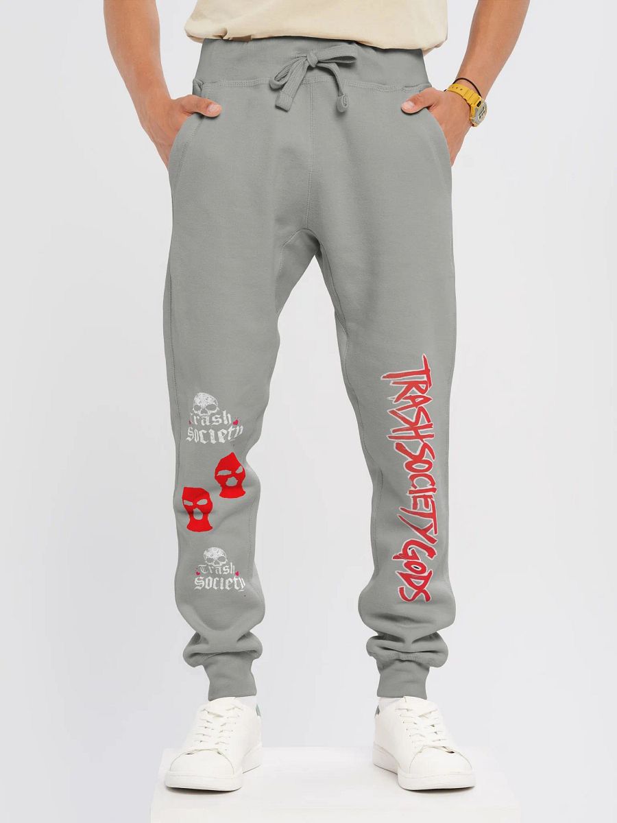 TRASH SOCIETY GREY JOGGERS product image (3)