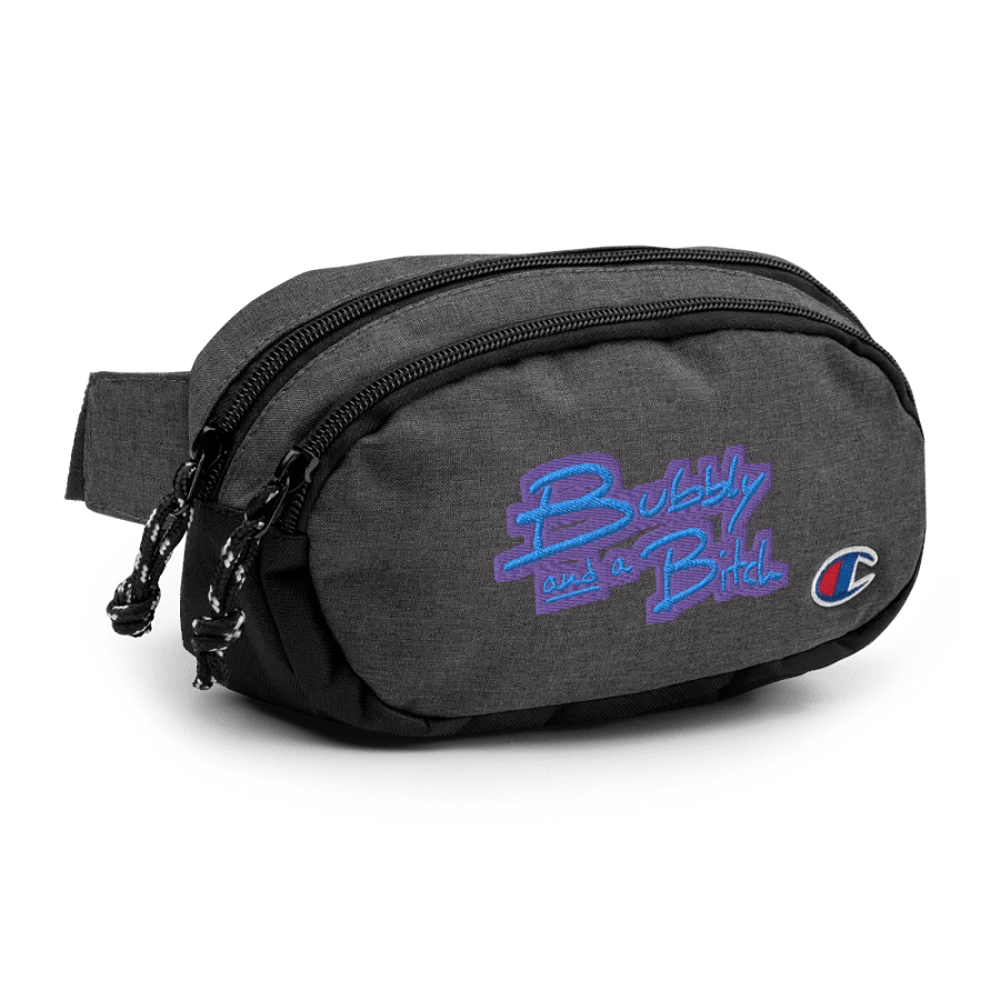 Bubbly and a B (violet design) champion fanny pack product image (3)