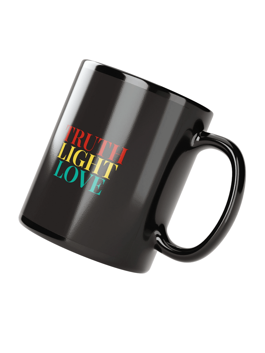 Truth Light Love - Black Mug (Style 5) product image (2)