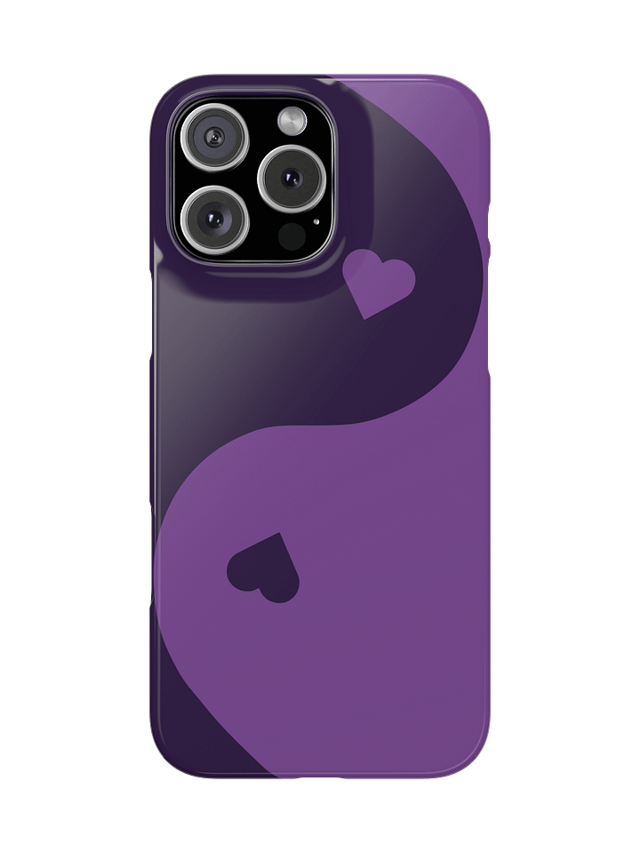 Amethyst Yin Yang Heart iPhone Case product image (1)
