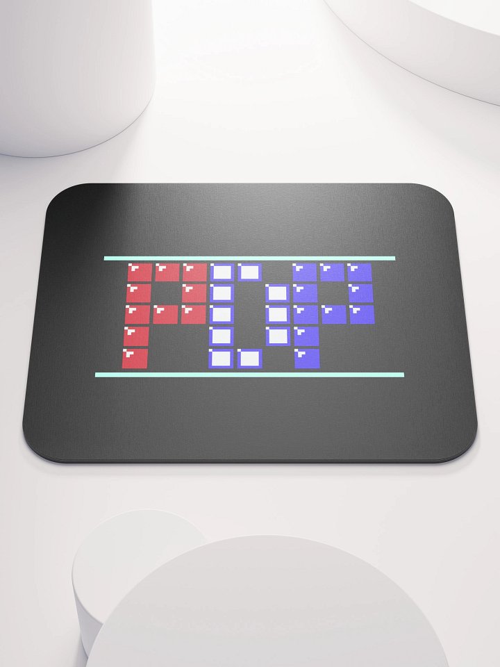 Retro Piece Dependency Podcast Mousepad product image (1)