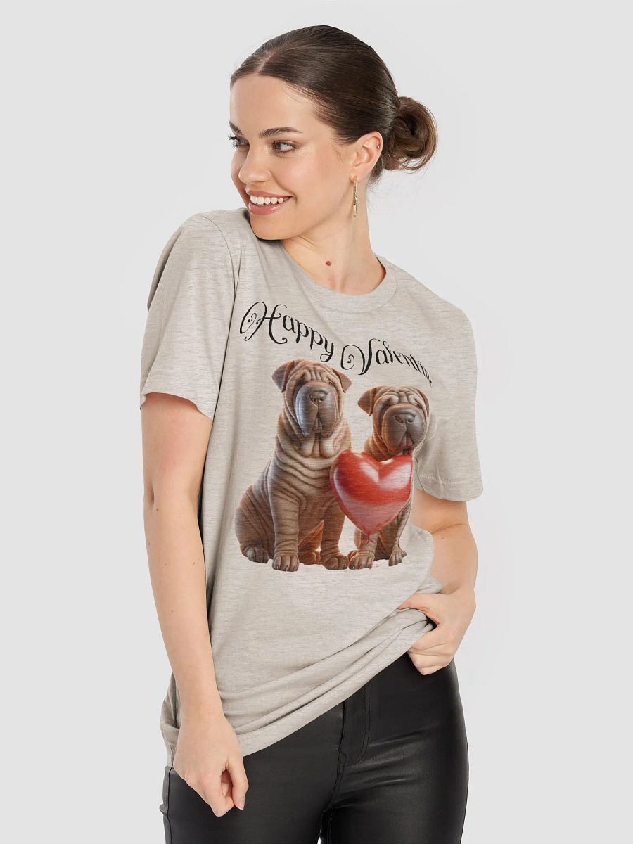 Romantic Valentine Shar Pei T-shirt product image (9)