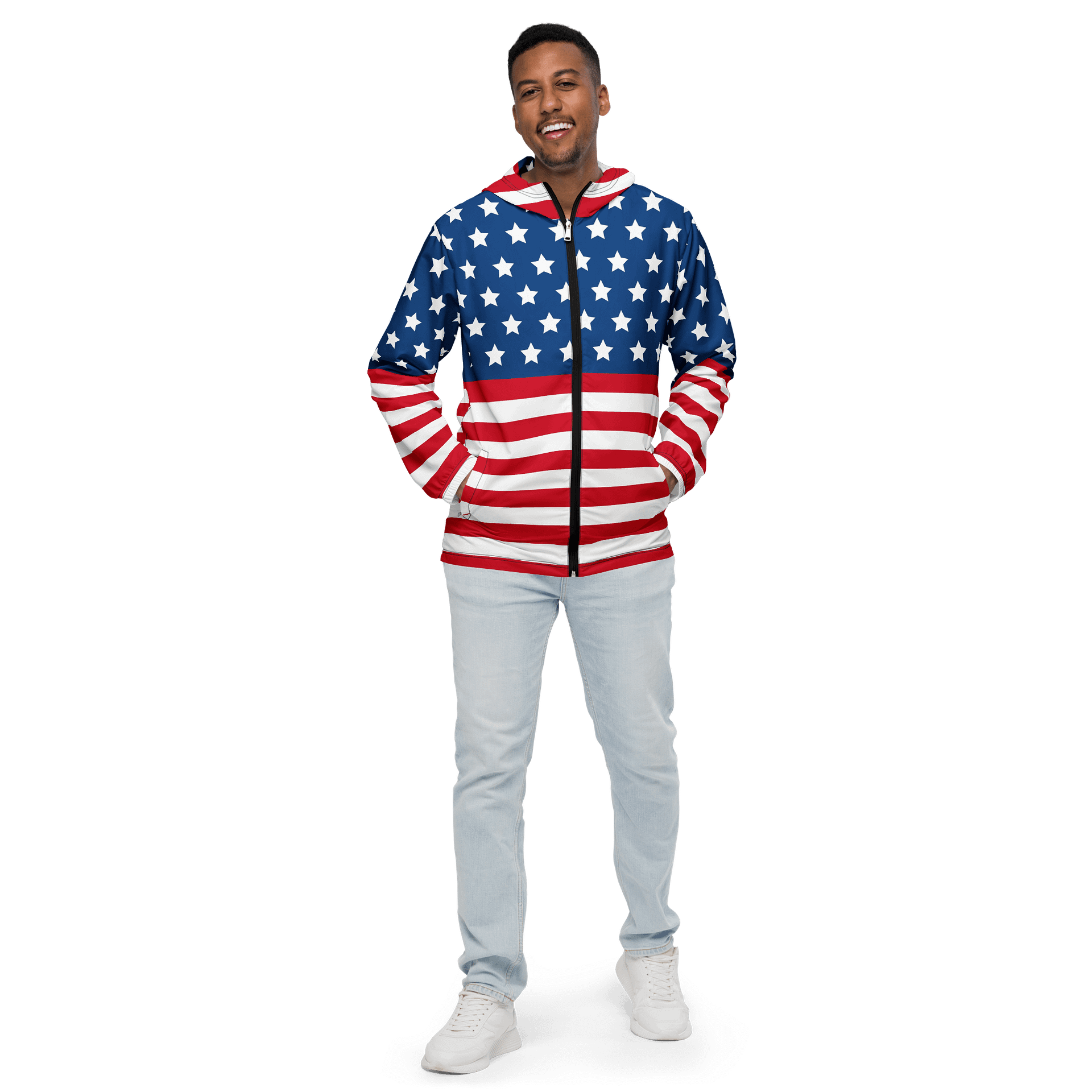 Patriot's Pride All-Over Windbreaker product image (1)