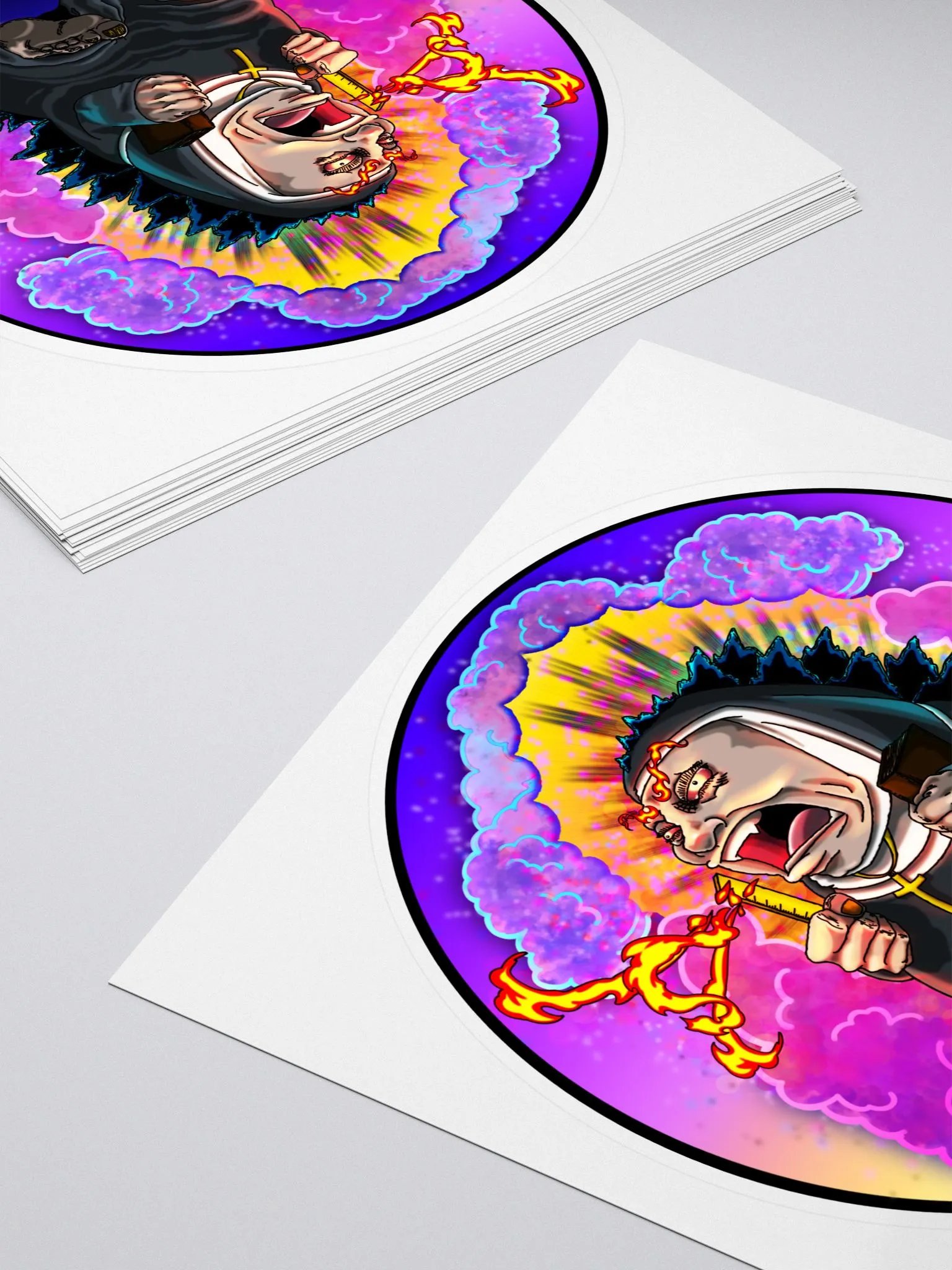 Repent: Kiss Cut Sticker product image (4)