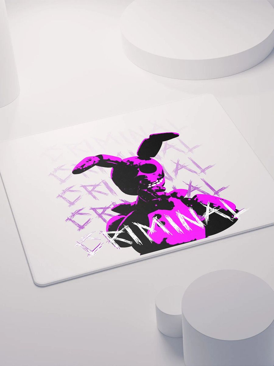 CRIMINAL - PREMIUM Gaming Mousepad (White) product image (4)
