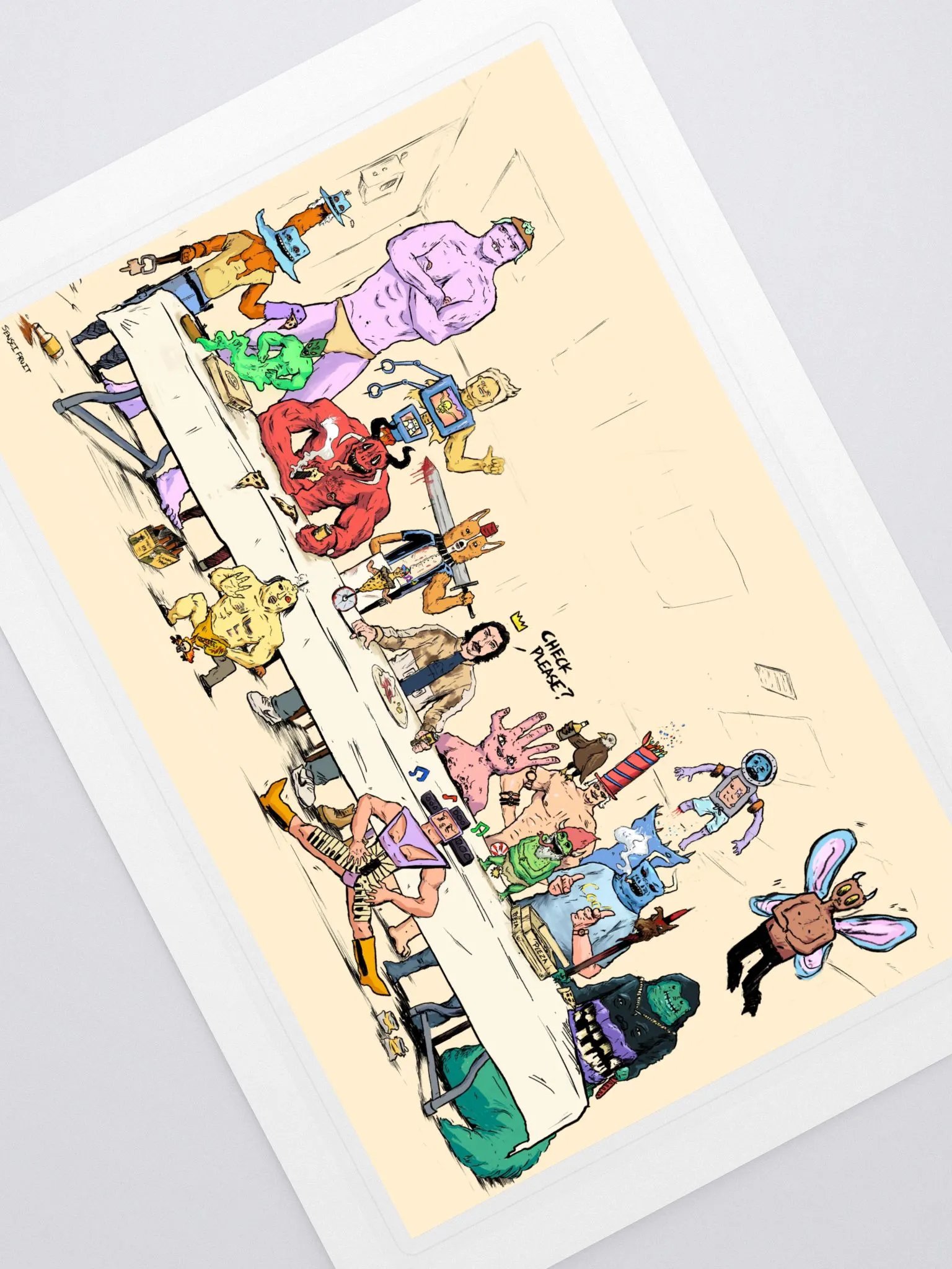 Last Supper Sticker product image (1)