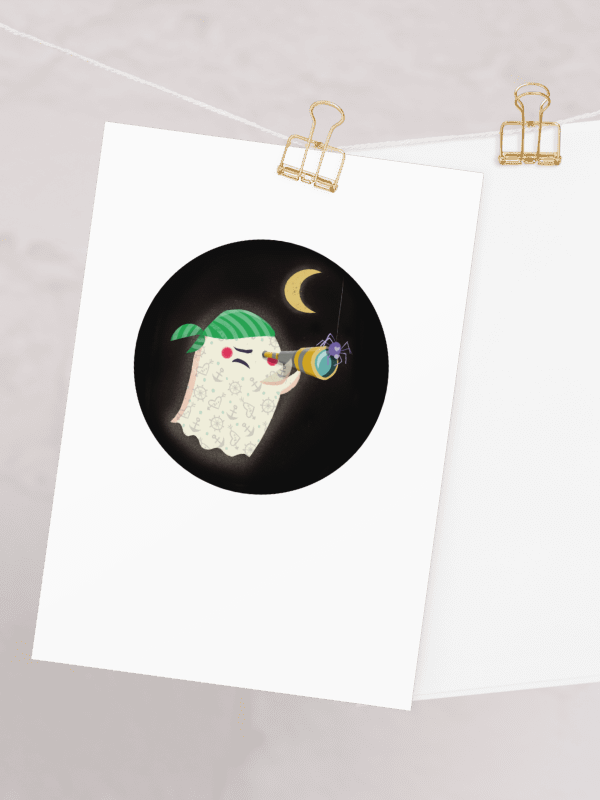 Little Ghost Pirate - Greeting Card product image (1)
