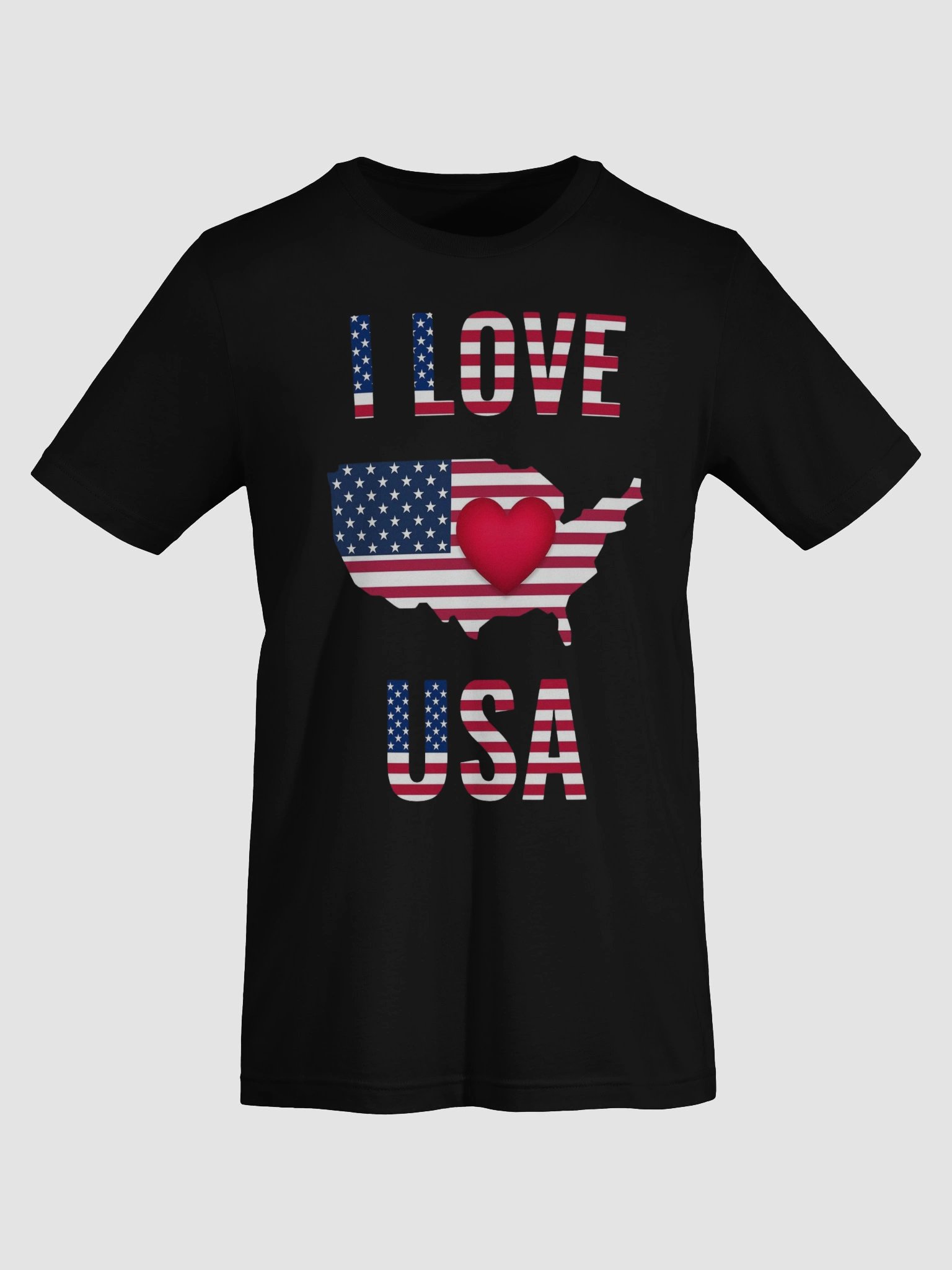 Patriotic Love Map T-Shirt product image (4)