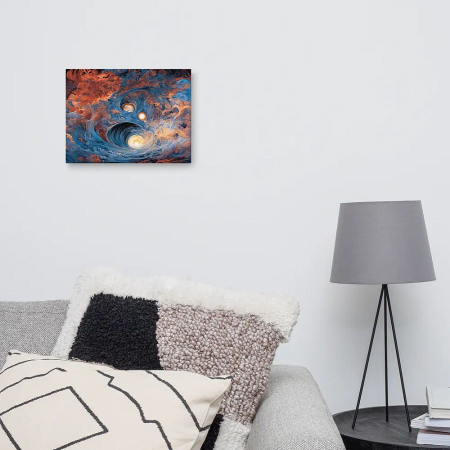 The Sea of Twirls Canvas product image (10)