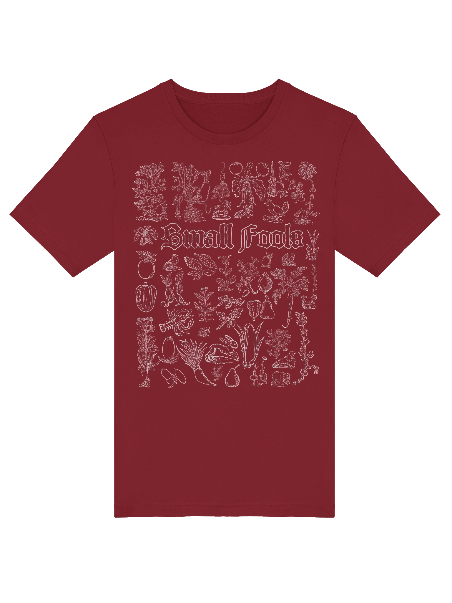 16th-Century Veggie Shirt (White Print) product image (53)