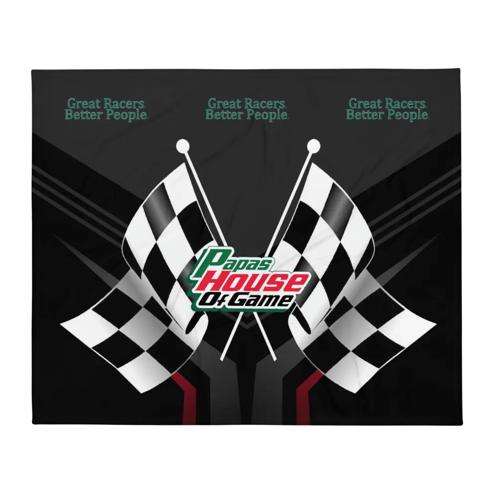 Checkered Flag Racing Throw Blanket product image (1)