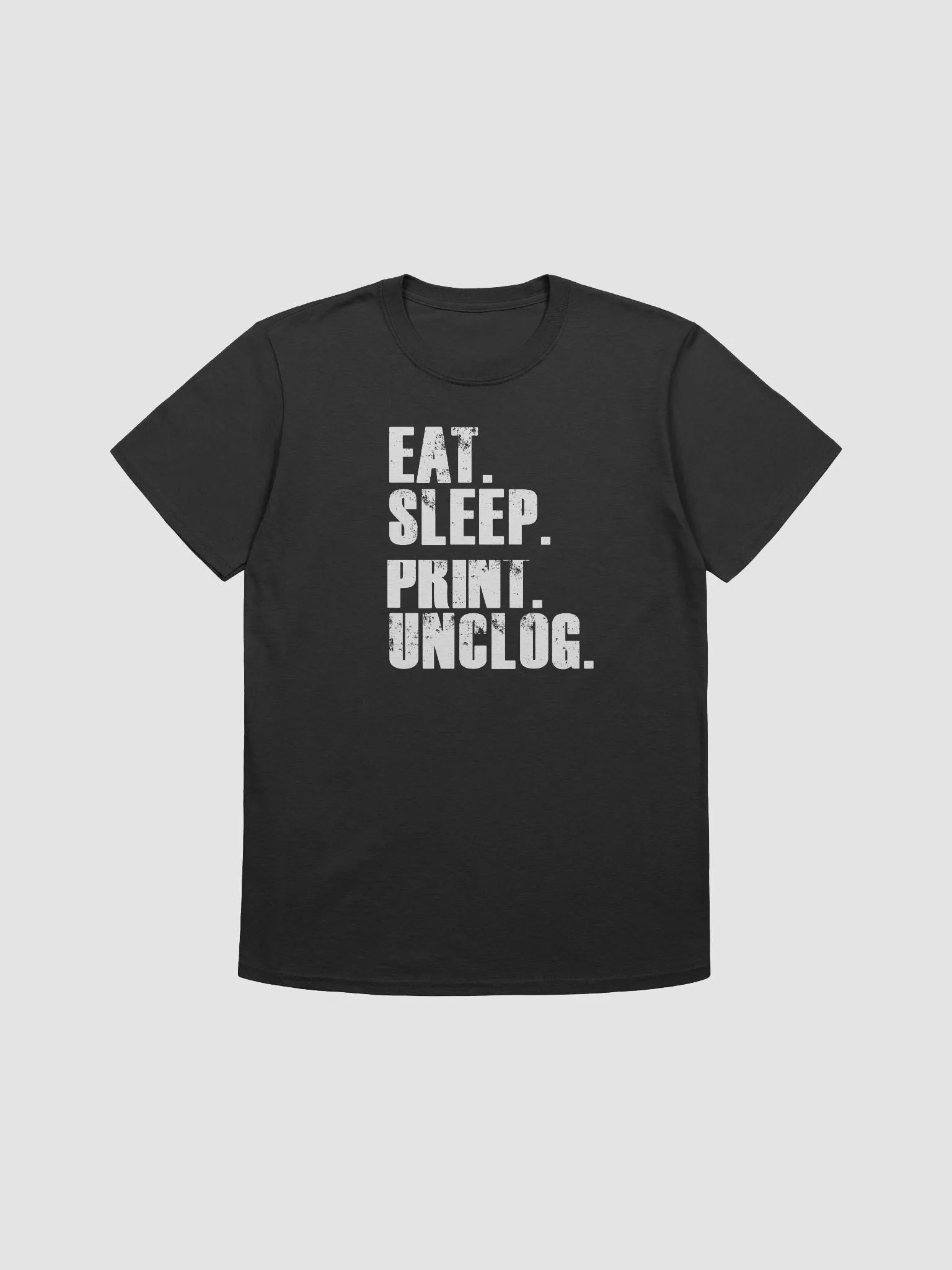 Eat Sleep Print Unclog - Gildan 64000 Unisex Softstyle T-shirt product image (2)
